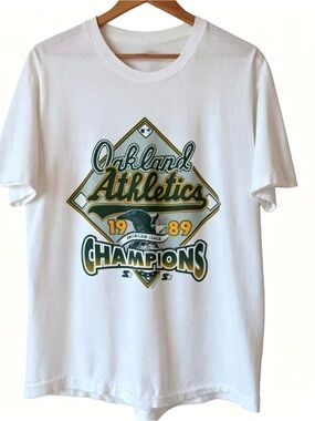 Oakland Athletics A_S 1989 Champions Mlb Graphics Womens Mens T-shirt Unisex